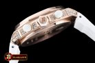 AP0369B - Royal Oak Ladies Chrono RG/RU Wht Num Diam Bez VK64