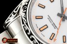 Rolex Milgauss 116400M Sp. Engrv SILV/SS White Asia 2836