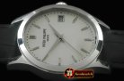 PP0175B - 5107 Calatrava SS/LE White Jap Miyota 9015