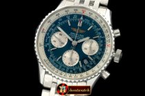 Replica Breitling Navitimer SS/SS Blue Sticks 7750