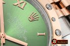 Rolex Datejust Midsize 31mm Diam Bez RG/SS Green Diam BP A2836