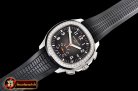 Patek Philippe Aquanaut Chrono 5968A Diams SS/RU (Blk) Blk YLF A7750