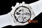 AP0368C - Royal Oak Ladies Chrono SS/RU Wht Num Diam Bez VK64