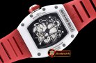 Replica Richard Mille RM055 Bubba Watson White Cer Red CER/VRU C