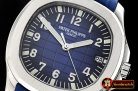 Patek Philippe Aquanaut Ref.5167 SS/RU Blue/Num PF Asia 2824 Mod