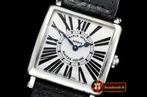 Franck Muller Master Square 6002 Midsize SS/LE White - Swiss Quartz