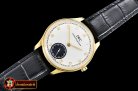 IWC Portuguese Hand-Wound Ref.IW5454 YG/LE Wht/Blk A6497