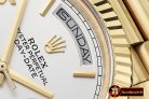 RDD0196A - DayDate 228206 YG/YG White Roman BP Swiss 2836