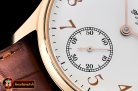 IWC FA Jones Ltd Ed RG/LE Wht/Rose Gold Num Asia 6498