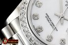 Rolex DateJust Ladies 28mm Pres Dm SS/SS Wht/Dm D BP A2671