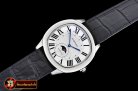 Cartier Drive De Cartier MoonPhase SS/LE White Jap Qtz