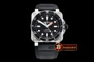 Bell & Ross BR03-92 42mm Diver SS/RU Black/Stk 1:1 Miyota 9015