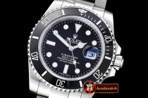 Replica Rolex Submariner 116110 Cer Bez SS/SS Black SKY A2813