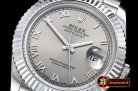 Rolex Datejust II DJ2 41mm Jub Flt SS/SS Grey Roman BP A3235 Mod