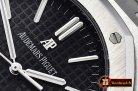 Audemars Piguet Royal Oak 15400 SS/SS Black OMF 1:1 MY9015 Mod 3120
