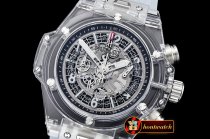 Hublot Big Bang Unico Sapphire PL/RU White Jap Quartz