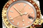 Rolex GMT Master II Jub YG/SS Brown Root Beer Asia 2836