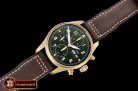 IWC Pilot Chrono Spitfire IW387902 Brz BR/LE Grn ZF A7750