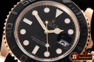 Rolex YachtMaster 116655 40mm RG/RU Black ARF 1:1 Asia 2836