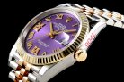 RLX200427H - GMF Rolex Datejust 36mm Steel-14K A3235 Automatic Movement m126233-0031 Purple