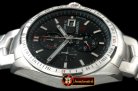 TAG0284C - Carrera 16 Senna Ed Chrono SS/SS Black OS20 Qtz