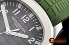 Patek Philippe Aquanaut Ref.5167 SS/RU Grn Grey/Num PF Asia 2824 Mod