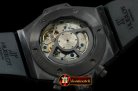 HUB0324 - Big Bang All Black Unico PVD/RU Skeleton Asian 7750