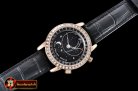 PP0277A - Celestial Sky Moon Date Diams RG/LE Black MY9015 Mod