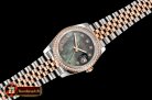 Rolex DateJust 36mm Jub Diam RG/SS Blk MOP/Dm BP A2813