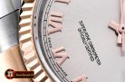 Rolex Datejust DJ 36mm Oyst Flt RG/SS Light Grey Rmn BP A3135 Mo