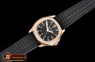 Patek Philippe Aquanaut Ref.5068R 35mm RG/RU Black PPF Swiss Qtz