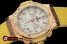 HUB0322B - Big Bang Pearl RG/Sq Yellow Ruby White A-7750