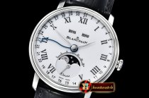 Blancpain Villeret Complications SS/LE Wht/Rmn OMF Miyota 9015