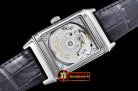 JAEGER LE COULTRE JL Reverso Automatic SS/LE Black/Num Asia 2824