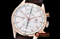 Replica Tag Heuer Carrera Cal. 1887 RG/LE White V6F Asia 7750