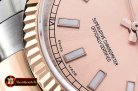 Rolex Datejust DJ 36mm Oyst Flt RG/SS Rose Stick BP A3135 Mod