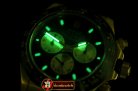 Replica Rolex Daytona 116528 YG/LE Blk Stk Roman A-7750 Sec@6