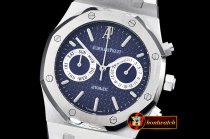 AP0380A - Royal Oak Calendar SS/SS Blue VK Quartz