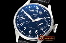 IWC Big Pilot Annual Cal. SS/LE Blue YLF V2 A52850