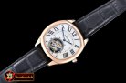 Replica Cartier Drive De Cartier Tourbillon RG/LE White Tourbill