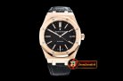 Audemars Piguet Royal Oak 15400 RG/LE Black JF V2 MY9015 Mod 3120