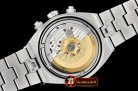 VACH. CONSTANTINE Overseas Chronograph SS/SS Blue Asia 7750 Mod 5200