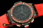 HUB0323A - Big Bang Pearl/ Sq Red Ruby All Black A-7750