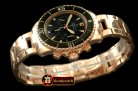 Replica Blancpain 50 Fathoms Chronograph RG/RG Black Asia 7750