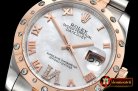 Rolex Datejust Midsize 31mm Diam Bez RG/SS Wht MOP Diam BP A2836