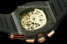 RM035 - Carbon/Rose Gold Flyback PVD/RU Asian 7750 28800