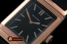 JL078E - Reverso Classique RG/LE Black Stk Jap Qtz