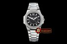 Patek Philippe Nautilus 7010 Ladies Diams SS/SS Black - Swiss Qtz
