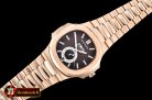 Patek Philippe Nautilus GMT MoonPhase RG/RG Brown Asia 23J Calen
