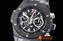 Hublot Big Bang Unico 45mm BRDIAM/PVD/RU Black V2 Asia 7750